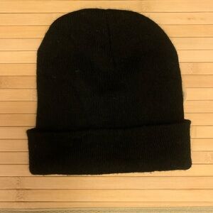 Unisex Black Beanie